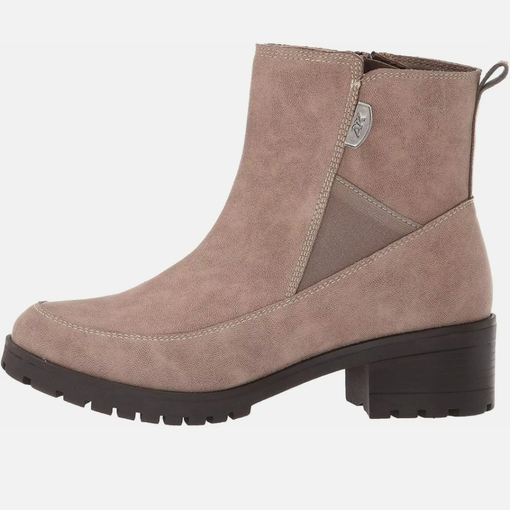 Anne Klein Women's Leano Boot Snow Taupe US Size 6.5 M